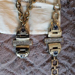 Lulu Frost  Art Deco necklace, bracelet